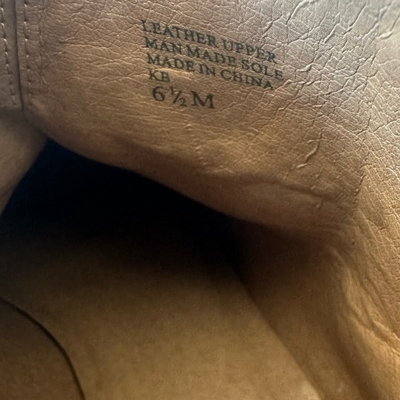 Bettye Frederika Grey Taupe Zip Up Ankle Boots Booties Size 6.5 - Picture 9 of 9